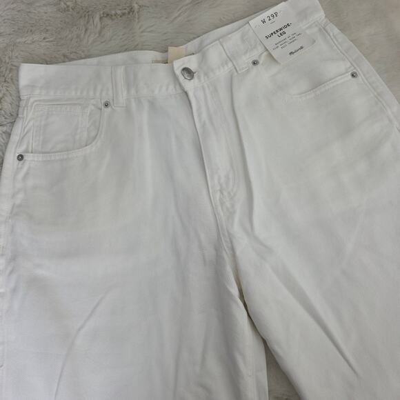 Madewell Petite Superwide-Leg Jeans Airy Denim 100% Cotton 90s Baggy 29P NWT - Picture 13 of 13